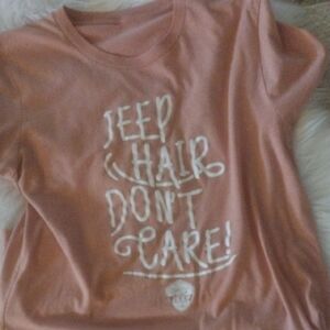 Jeep Graphic Tee Women's Wrangler w/the tops off fun Jeep shirt